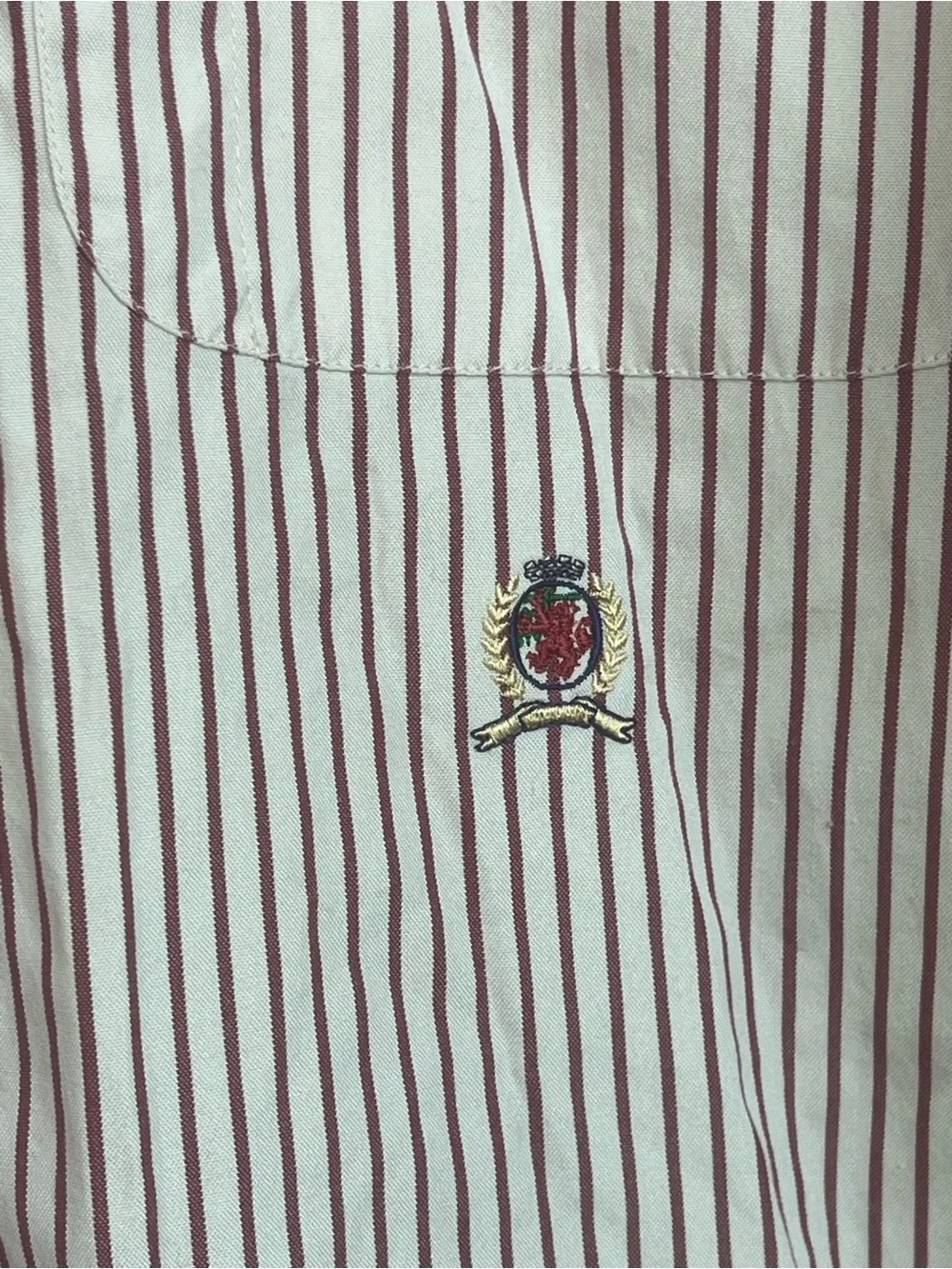 Dark Academia Vintage Striped Utility Button Up Shirt Preppy Academia
